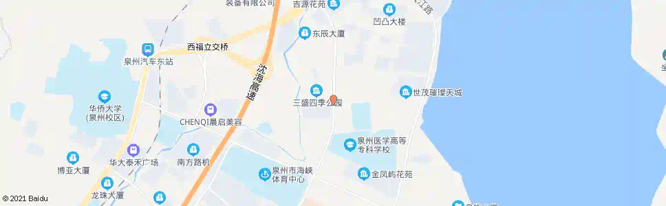 泉州景明花园_公交站地图_泉州公交_妙搜公交查询2025