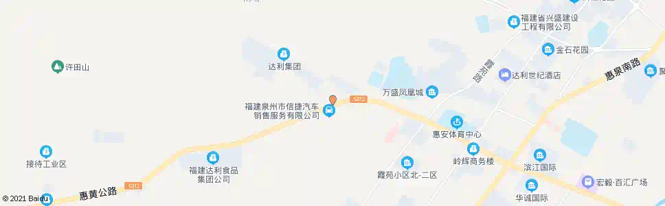 泉州达利园_公交站地图_泉州公交_妙搜公交查询2025