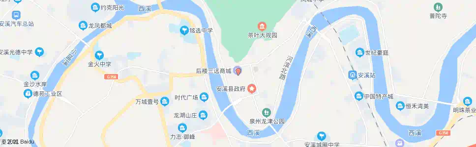 泉州三远商城_公交站地图_泉州公交_妙搜公交查询2025
