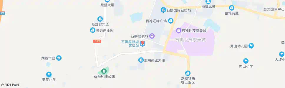 泉州服装城客运站_公交站地图_泉州公交_妙搜公交查询2025