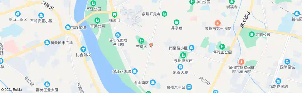 泉州芳草园(t淘园)_公交站地图_泉州公交_妙搜公交查询2025