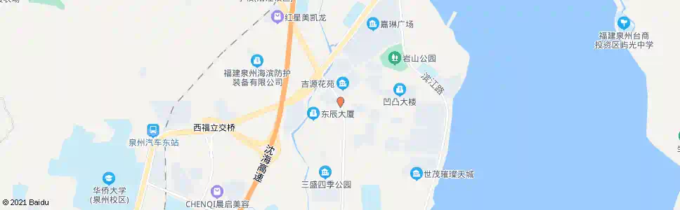 泉州安吉路(坪山洞东侧)_公交站地图_泉州公交_妙搜公交查询2025