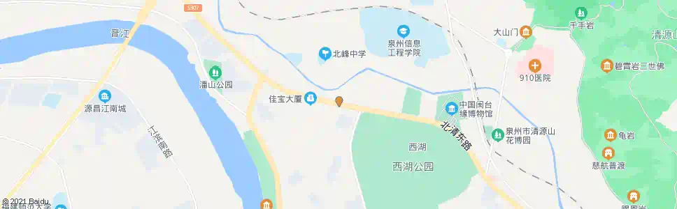 泉州坑尾路口_公交站地图_泉州公交_妙搜公交查询2025