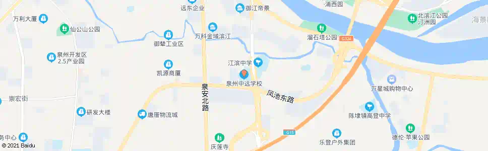 泉州中远学校_公交站地图_泉州公交_妙搜公交查询2025