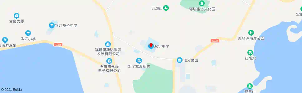 泉州永宁中学_公交站地图_泉州公交_妙搜公交查询2025