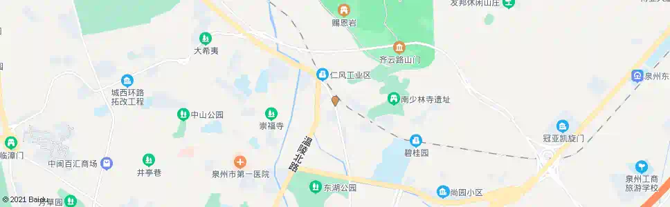 泉州圣福花苑_公交站地图_泉州公交_妙搜公交查询2025