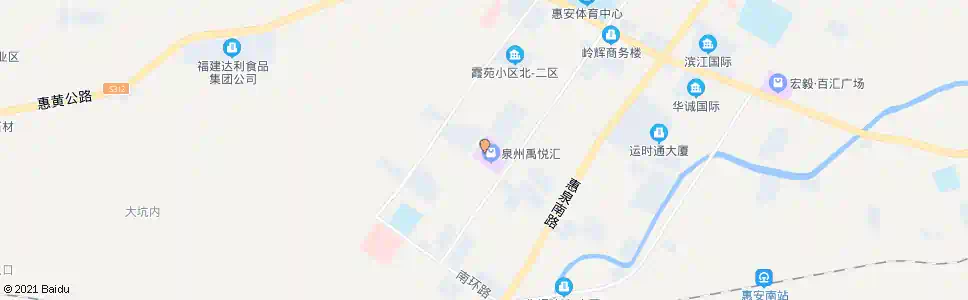 泉州禹洲城市广场_公交站地图_泉州公交_妙搜公交查询2025