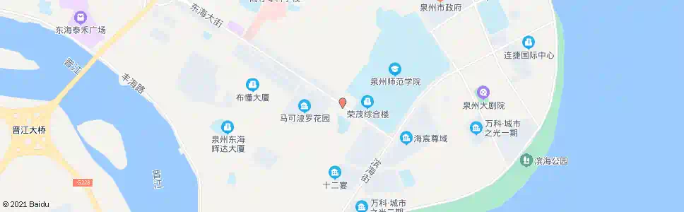 泉州东海大街_公交站地图_泉州公交_妙搜公交查询2025