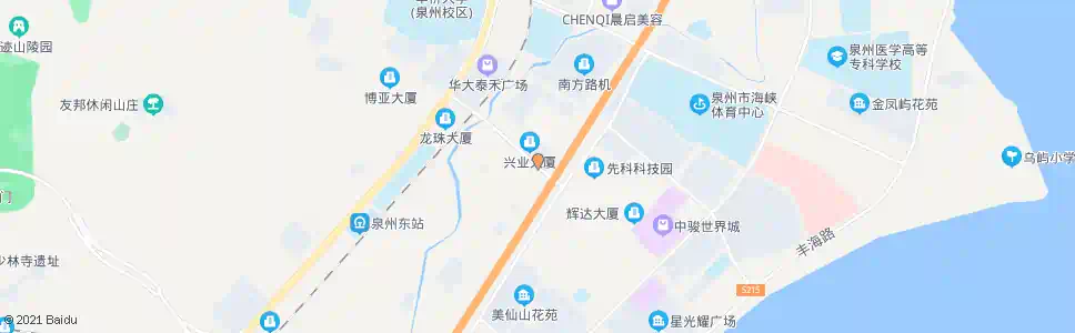 泉州东方花园_公交站地图_泉州公交_妙搜公交查询2025