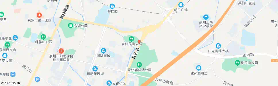 泉州坪山加油站_公交站地图_泉州公交_妙搜公交查询2025