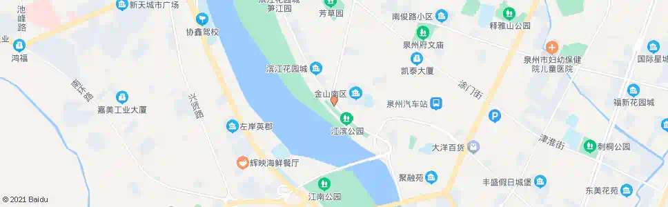 泉州金山水闸_公交站地图_泉州公交_妙搜公交查询2025