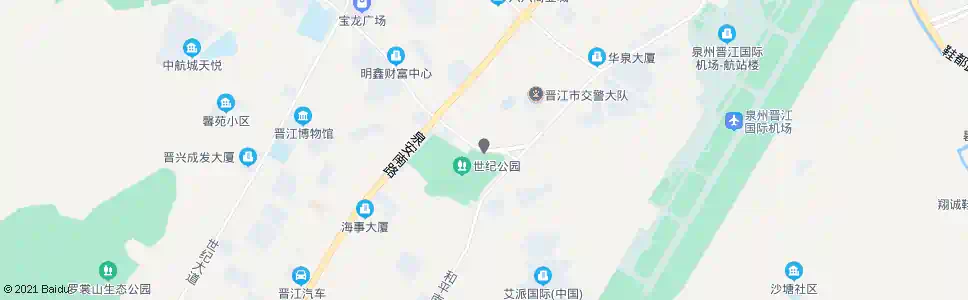 泉州世纪公园_公交站地图_泉州公交_妙搜公交查询2025