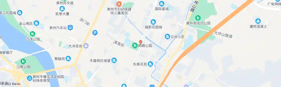 泉州刺桐公园_公交站地图_泉州公交_妙搜公交查询2025