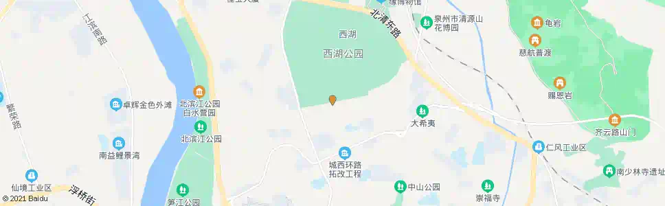 泉州西湖街中段_公交站地图_泉州公交_妙搜公交查询2025