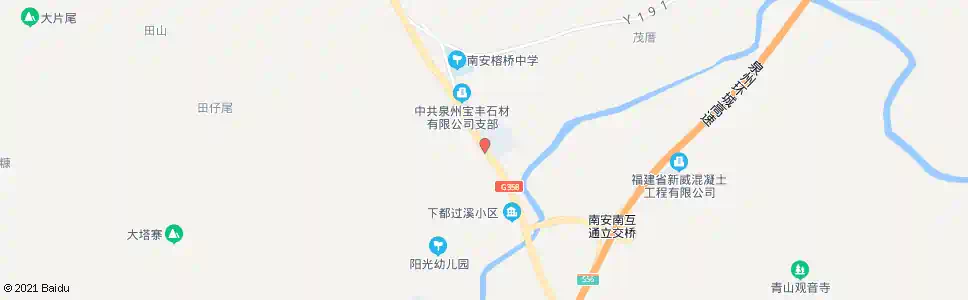 泉州下都村委会_公交站地图_泉州公交_妙搜公交查询2025