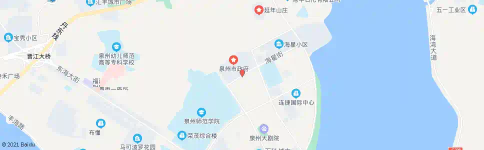 泉州泉州行政中心_公交站地图_泉州公交_妙搜公交查询2025