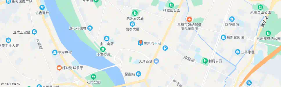 泉州泉州汽车站_公交站地图_泉州公交_妙搜公交查询2025
