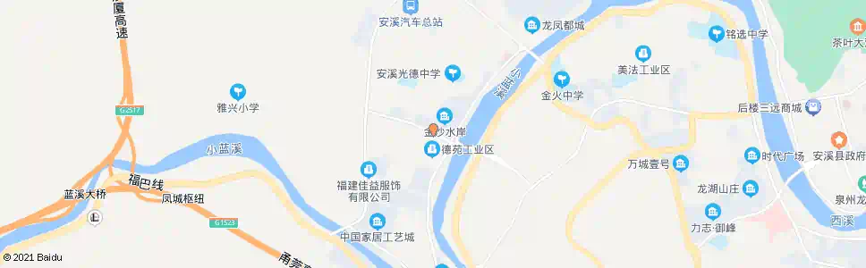 泉州金沙水岸_公交站地图_泉州公交_妙搜公交查询2025