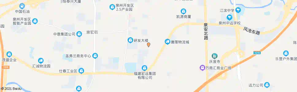泉州美泰路北段始末站_公交站地图_泉州公交_妙搜公交查询2025