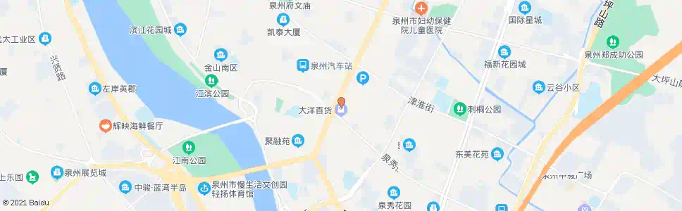 泉州温陵南路(海关大楼)_公交站地图_泉州公交_妙搜公交查询2025