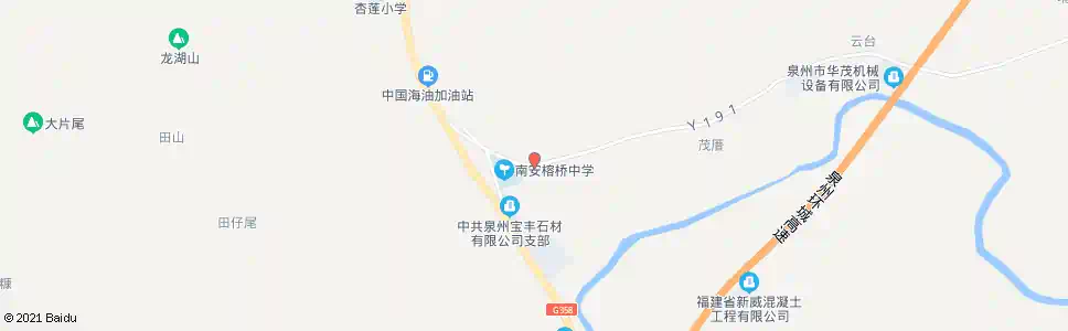 泉州白云寺_公交站地图_泉州公交_妙搜公交查询2025