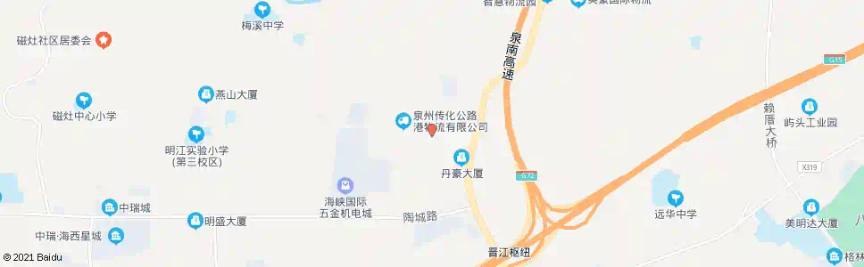 泉州龟山工业区_公交站地图_泉州公交_妙搜公交查询2025