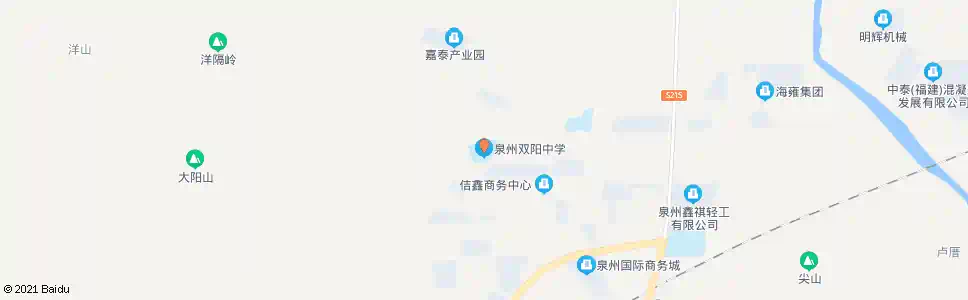 泉州双阳中学_公交站地图_泉州公交_妙搜公交查询2025
