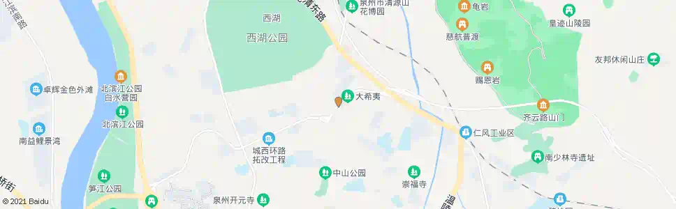 泉州大希夷_公交站地图_泉州公交_妙搜公交查询2025