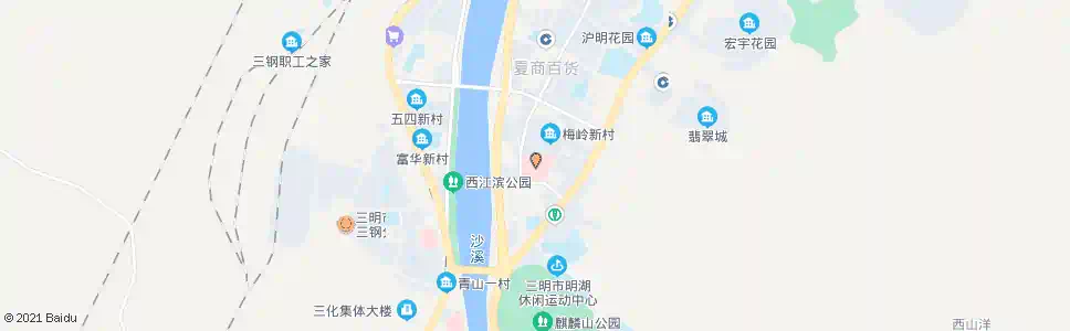 三明第六医院_公交站地图_三明公交_妙搜公交查询2025