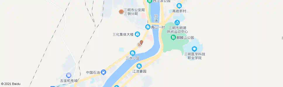 三明自来水公司_公交站地图_三明公交_妙搜公交查询2025