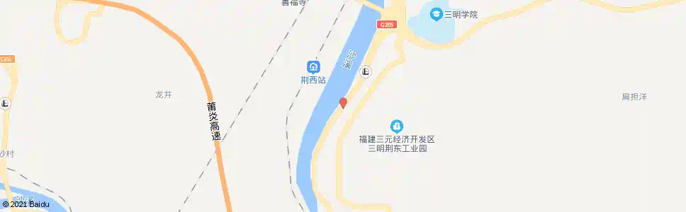 三明荆西桥头_公交站地图_三明公交_妙搜公交查询2025