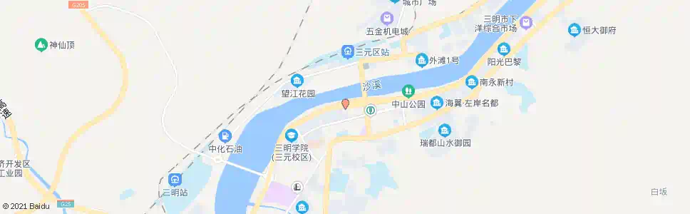 三明城关(三元农行)_公交站地图_三明公交_妙搜公交查询2025