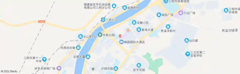 三明八中(埔岭路)_公交站地图_三明公交_妙搜公交查询2025