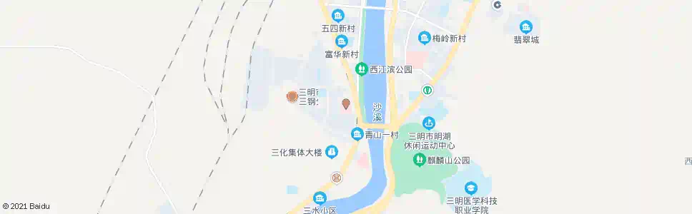 三明三钢医院_公交站地图_三明公交_妙搜公交查询2025