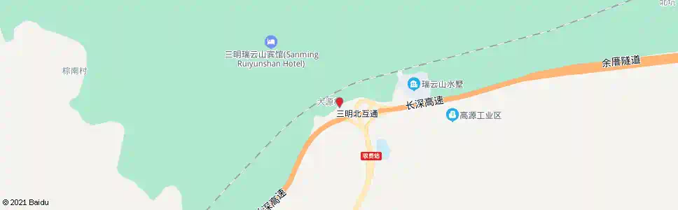三明大源村_公交站地图_三明公交_妙搜公交查询2025