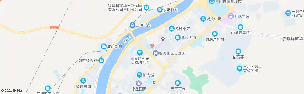 三明八中_公交站地图_三明公交_妙搜公交查询2025