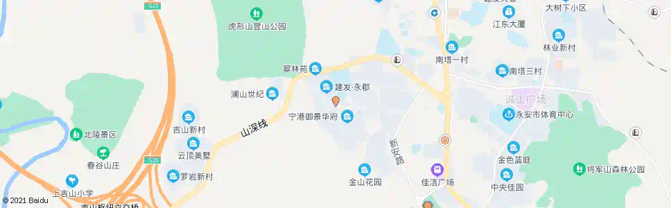 三明龙山馨园_公交站地图_三明公交_妙搜公交查询2025