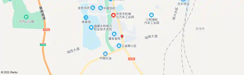 三明埔岭_公交站地图_三明公交_妙搜公交查询2025