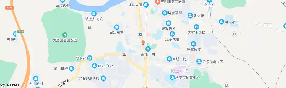 三明汇丰村镇银行_公交站地图_三明公交_妙搜公交查询2025