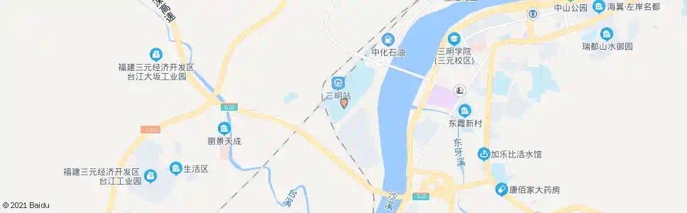 三明三明七中_公交站地图_三明公交_妙搜公交查询2025