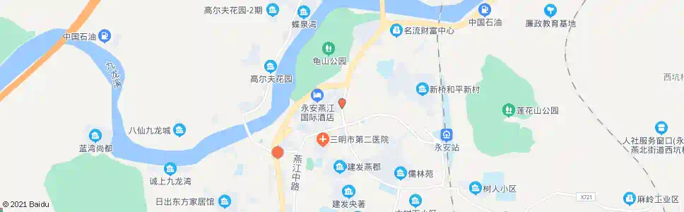 三明桃源新城_公交站地图_三明公交_妙搜公交查询2025