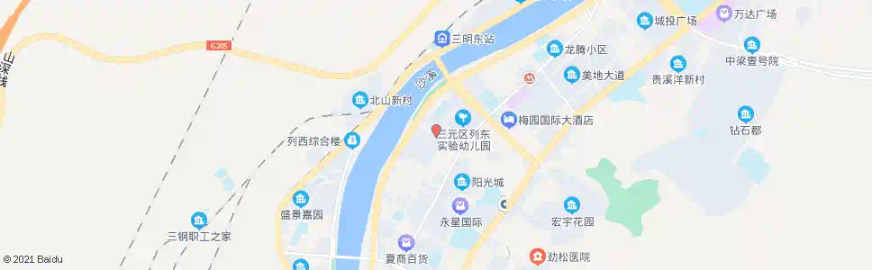 三明东安路_公交站地图_三明公交_妙搜公交查询2025
