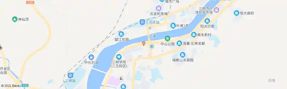 三明金海湾_公交站地图_三明公交_妙搜公交查询2025