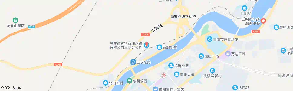 三明石油公司_公交站地图_三明公交_妙搜公交查询2025