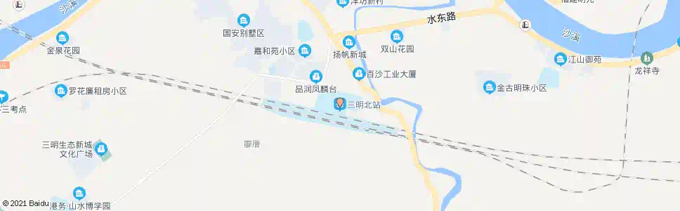 三明北山新村_公交站地图_三明公交_妙搜公交查询2025