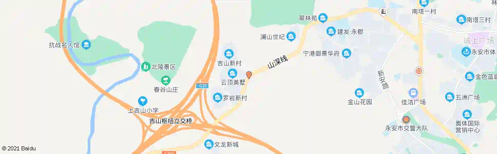 三明云顶美墅_公交站地图_三明公交_妙搜公交查询2025