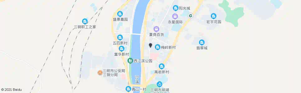 三明城关市场_公交站地图_三明公交_妙搜公交查询2025
