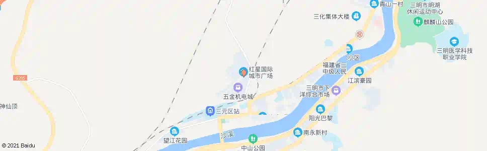 三明红星美凯龙_公交站地图_三明公交_妙搜公交查询2025