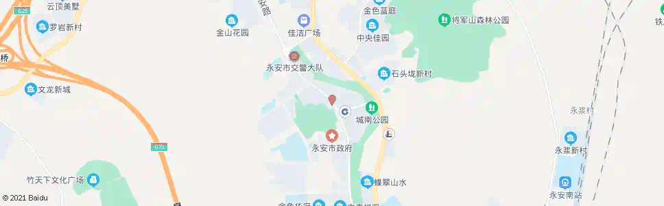 三明南山公园_公交站地图_三明公交_妙搜公交查询2025