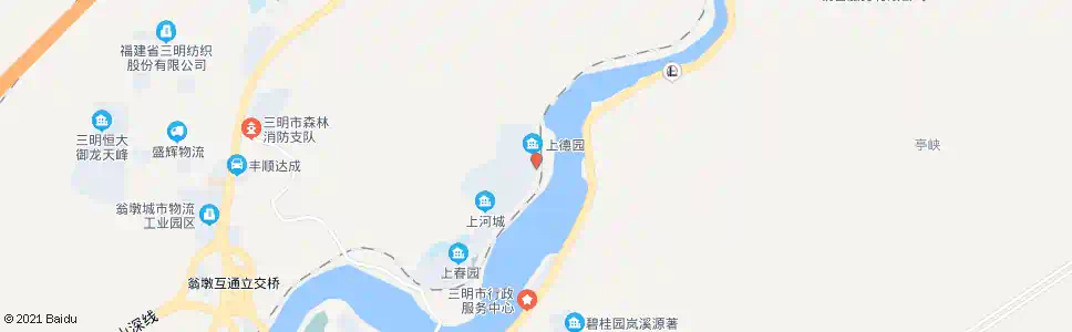 三明上河城_公交站地图_三明公交_妙搜公交查询2025